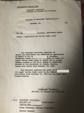 The Ministry writes back